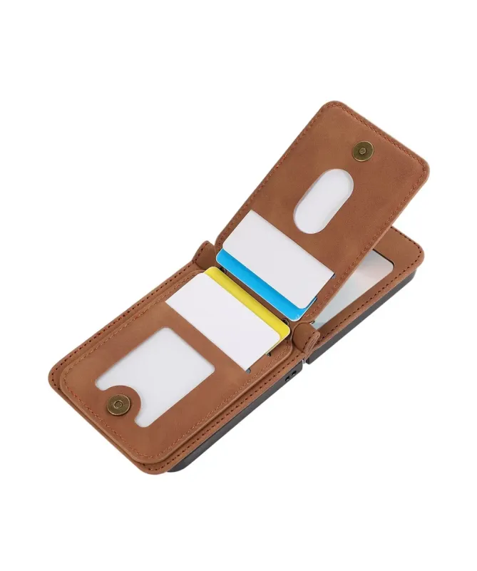 Coque Samsung Galaxy Z Flip 7 Portefeuille Bandoulière | ORGANIZER