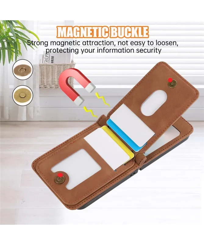 Coque Samsung Galaxy Z Flip 7 Portefeuille Bandoulière | ORGANIZER