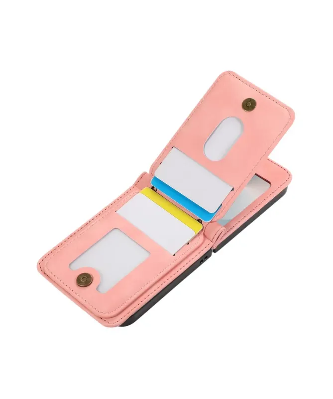 Coque Samsung Galaxy Z Flip 7 Portefeuille Bandoulière | ORGANIZER