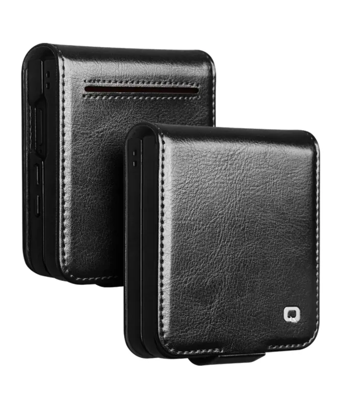 Housse Samsung Galaxy Z Flip 7 fait main en cuir véritable