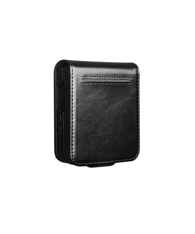 Housse Samsung Galaxy Z Flip 7 fait main en cuir véritable