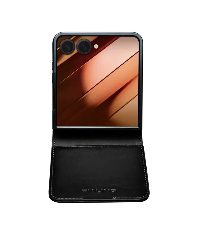 Housse Samsung Galaxy Z Flip 7 fait main en cuir véritable