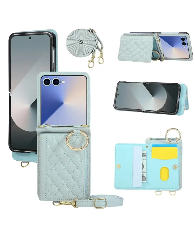 Coque Samsung Galaxy Z Flip 7 Bandoulière Matelassée | POCHETTE