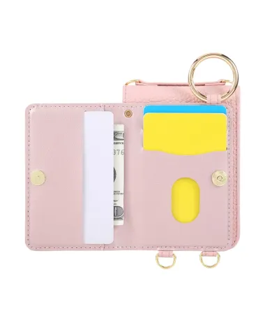 Coque Samsung Galaxy Z Flip 7 Bandoulière Matelassée | POCHETTE Or Rose - photo 23