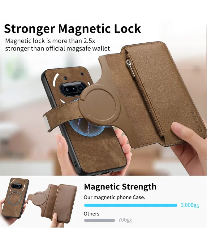 Housse Nothing Phone (3a) Zippée et Coque Détachable | 02