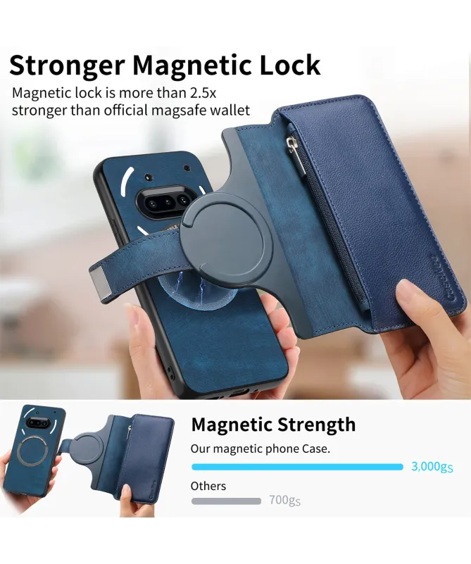 Housse Nothing Phone (3a) Zippée et Coque Détachable | 02