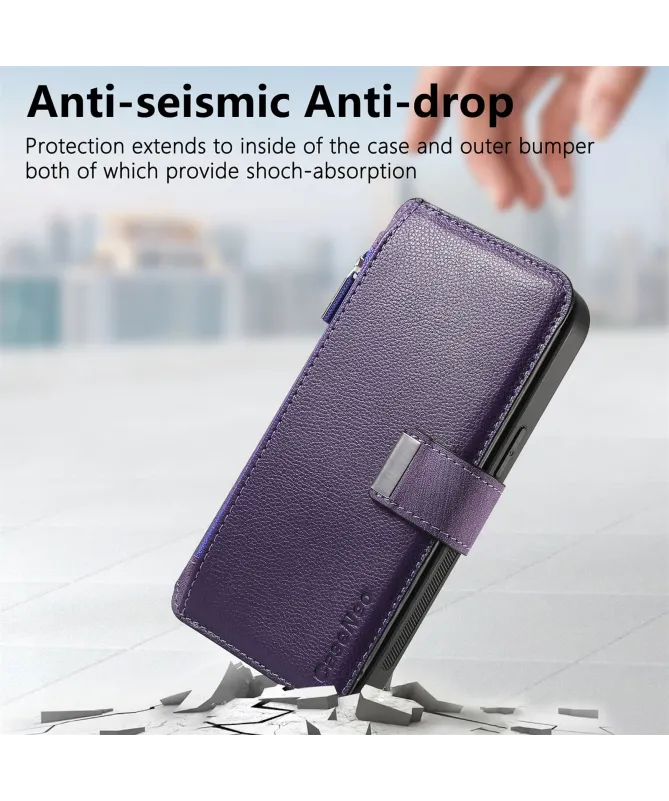 Housse Nothing Phone (3a) Zippée et Coque Détachable | 02