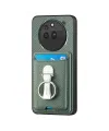 Coque Nothing Phone (3a) Pro avec Anneau et Porte-Cartes Texture Carbo