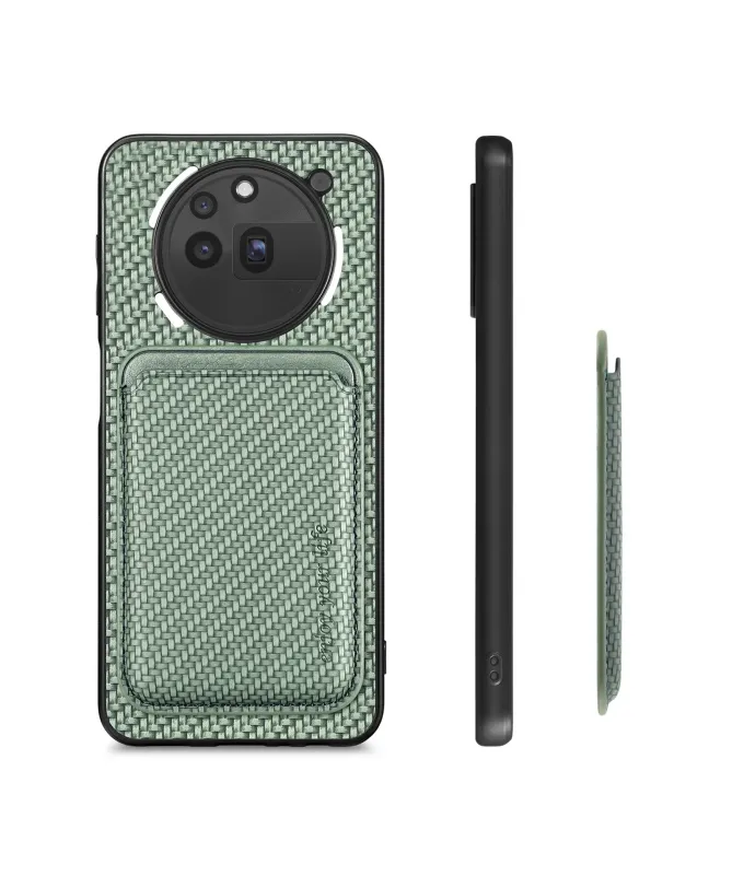 Coque Nothing Phone (3a) Pro Fibre de Carbone Porte-cartes détachable
