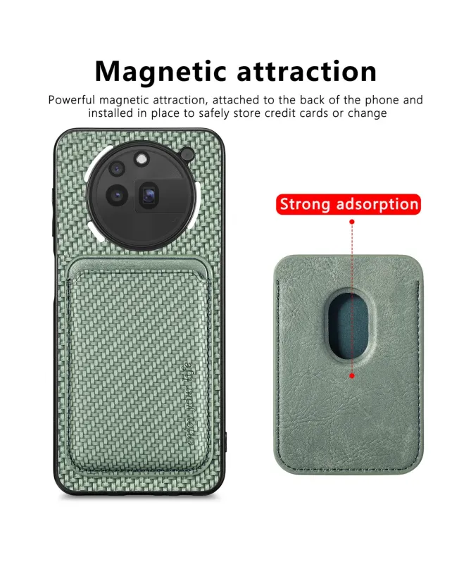 Coque Nothing Phone (3a) Pro Fibre de Carbone Porte-cartes détachable