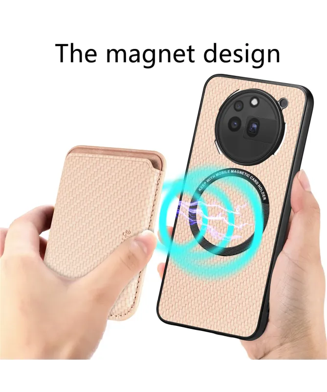 Coque Nothing Phone (3a) Pro Fibre de Carbone Porte-cartes détachable