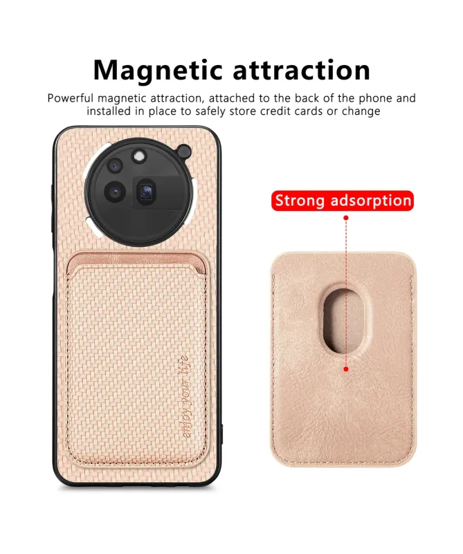 Coque Nothing Phone (3a) Pro Fibre de Carbone Porte-cartes détachable