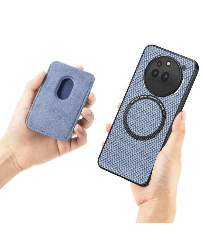 Coque Nothing Phone (3a) Pro Fibre de Carbone Porte-cartes détachable