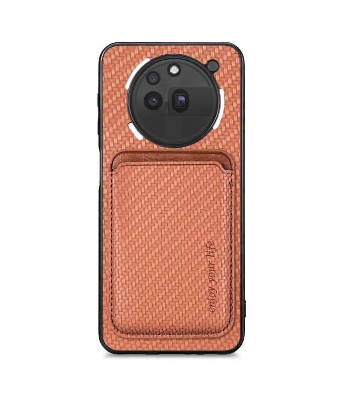 Coque Nothing Phone (3a) Pro Fibre de Carbone Porte-cartes détachable