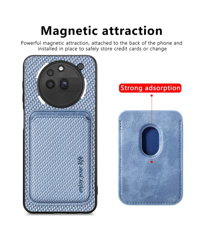 Coque Nothing Phone (3a) Pro Fibre de Carbone Porte-cartes détachable