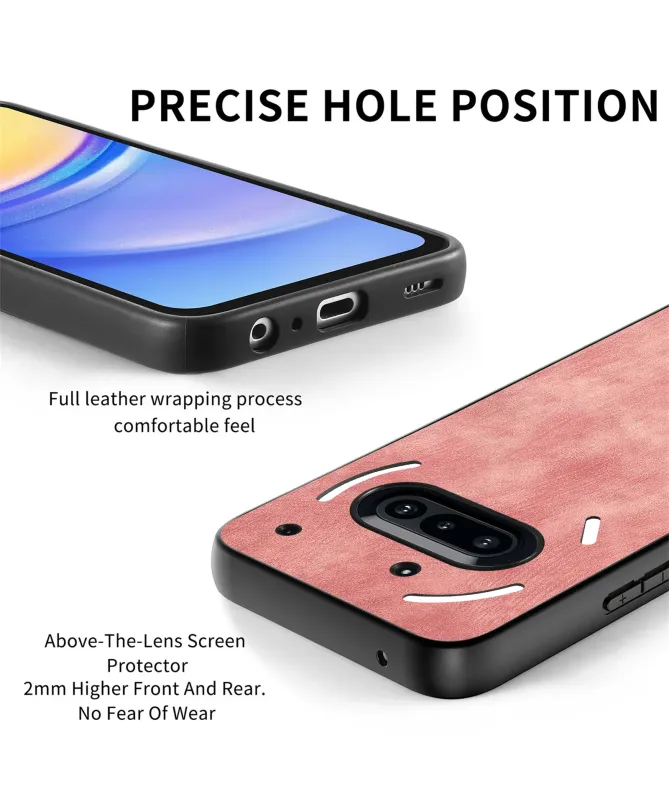 Coque Nothing Phone (3a) Effet Cuir Vintage | RETROVA