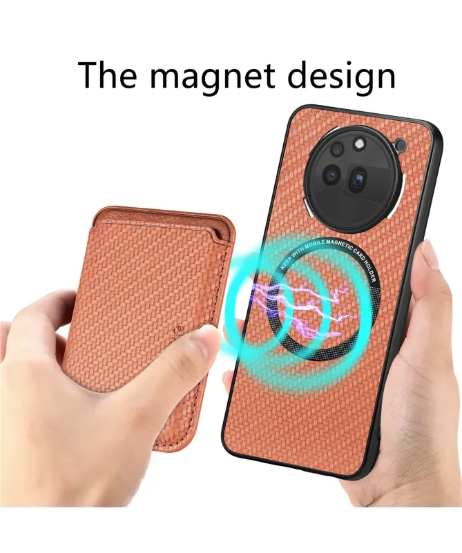 Coque Nothing Phone (3a) Pro Fibre de Carbone Porte-cartes détachable