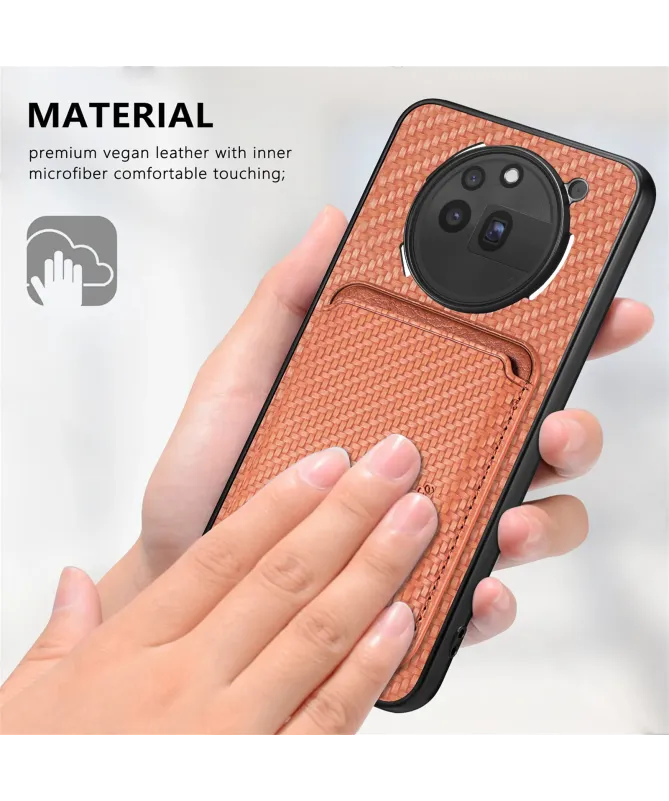 Coque Nothing Phone (3a) Pro Fibre de Carbone Porte-cartes détachable
