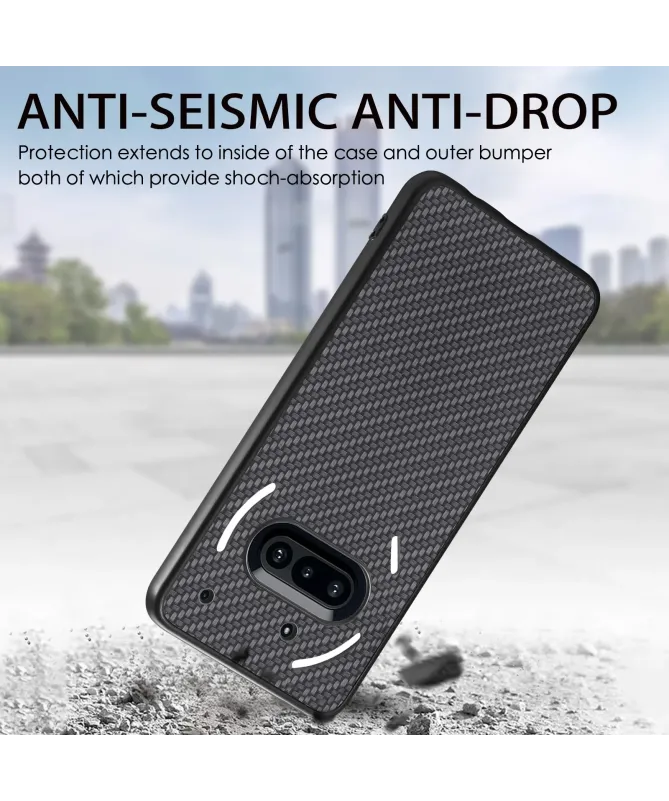 Coque Nothing Phone (3a) Style Fibre de Carbone | VIKSLA