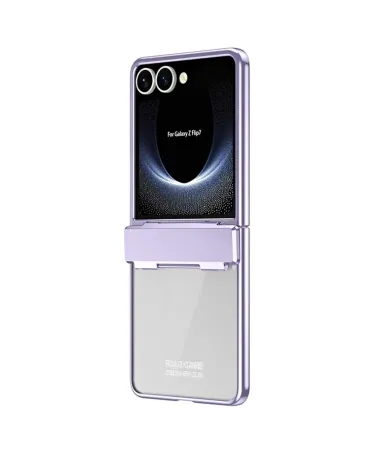 Coque Samsung Galaxy Z Flip 7 Hybride avec Protection Charnière Violet - photo 9