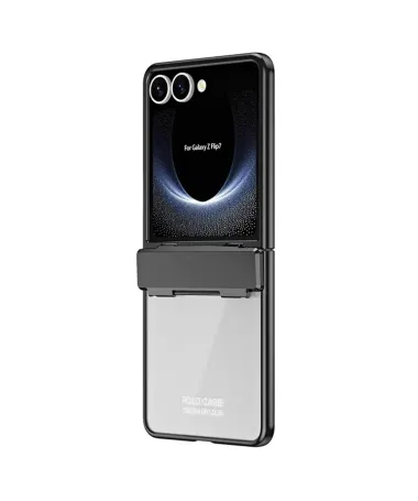 Coque Samsung Galaxy Z Flip 7 Hybride avec Protection Charnière Noir - photo 19