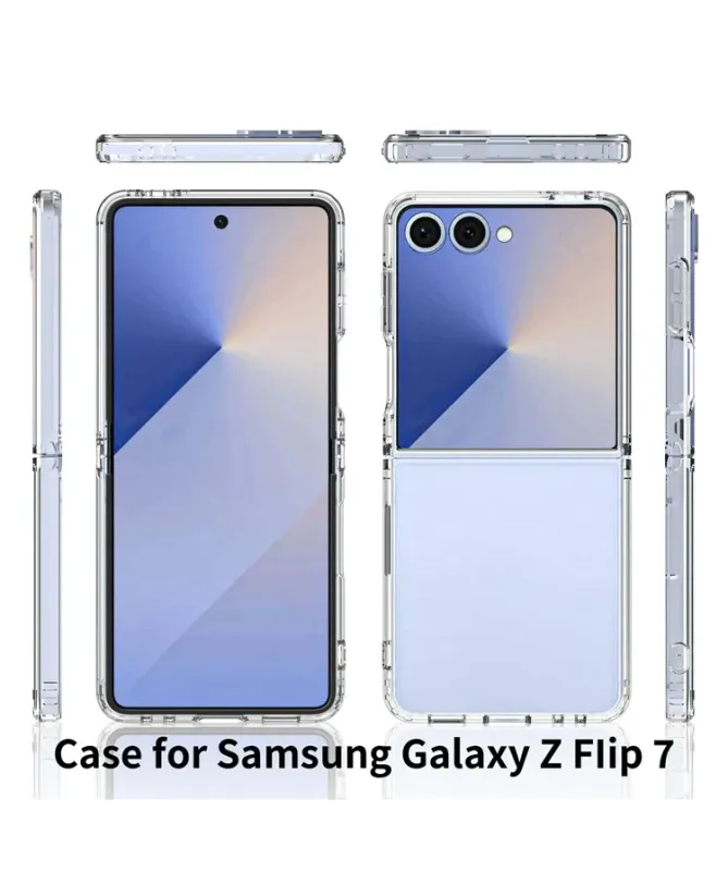 Coque Samsung Galaxy Z Flip 7 Transparente