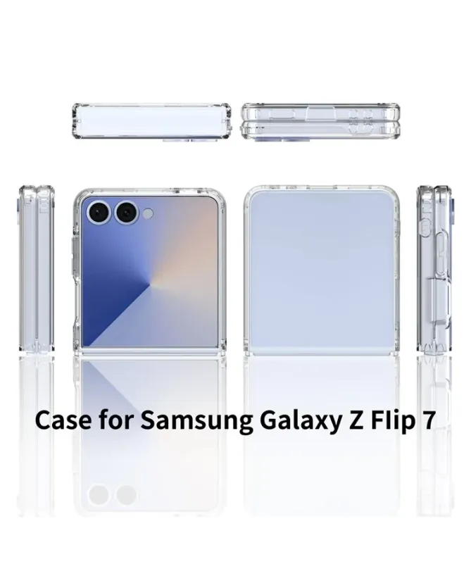 Coque Samsung Galaxy Z Flip 7 Transparente