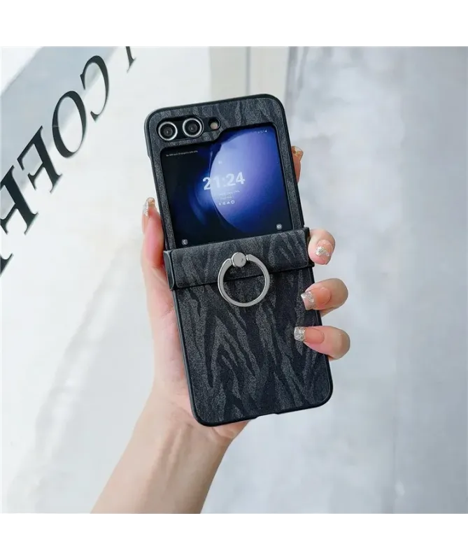 Coque Samsung Galaxy Z Flip 7 FE / 6 Motif Savane avec Anneau | SAVANE
