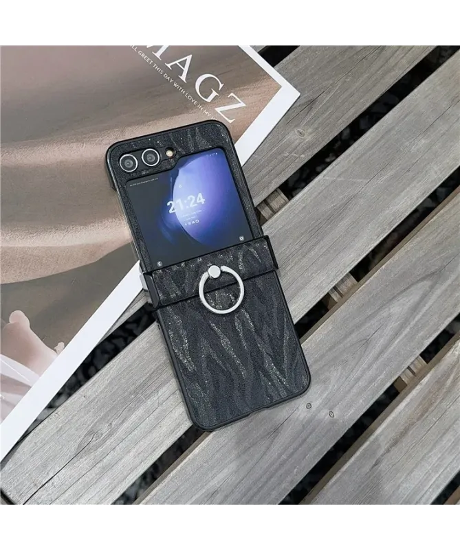 Coque Samsung Galaxy Z Flip 7 FE / 6 Motif Savane avec Anneau | SAVANE