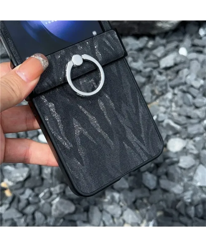 Coque Samsung Galaxy Z Flip 7 FE / 6 Motif Savane avec Anneau | SAVANE