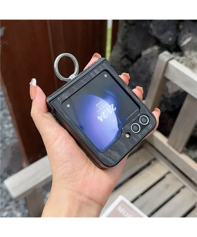 Coque Samsung Galaxy Z Flip 7 FE / 6 Motif Savane avec Anneau | SAVANE