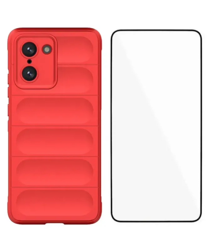 Coque OnePlus Nord CE5 Rugged silicone avec verre trempé