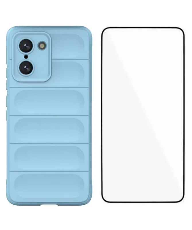 Coque OnePlus Nord CE5 Rugged silicone avec verre trempé