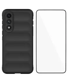 Coque OnePlus Nord 5 Rugged silicone avec verre trempé
