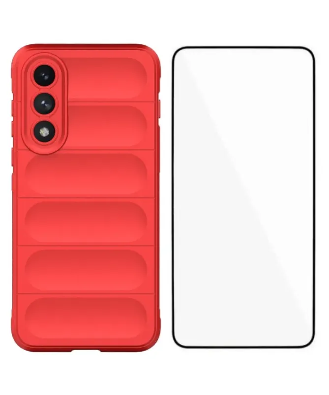 Coque OnePlus Nord 5 Rugged silicone avec verre trempé