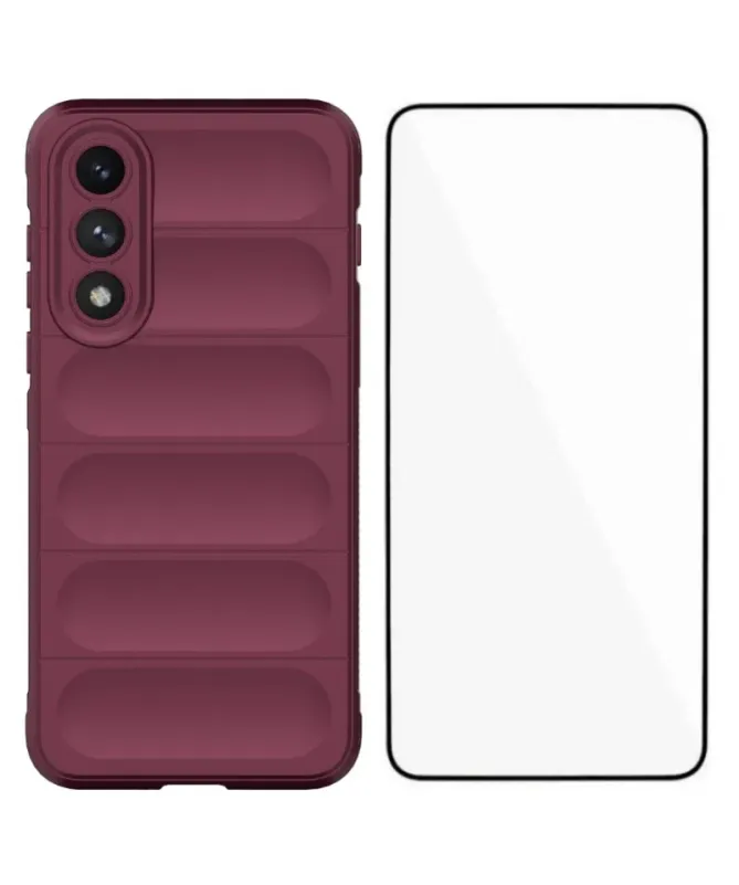 Coque OnePlus Nord 5 Rugged silicone avec verre trempé