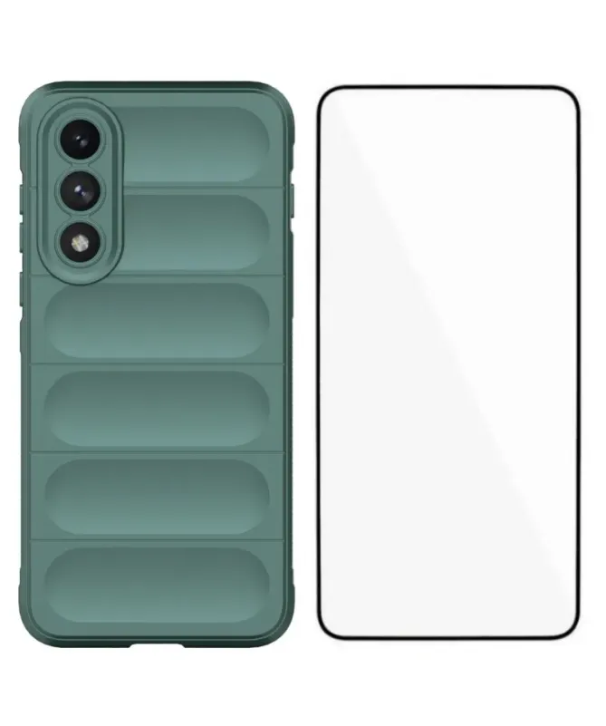 Coque OnePlus Nord 5 Rugged silicone avec verre trempé