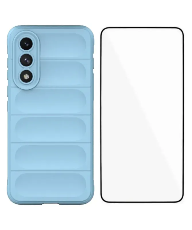 Coque OnePlus Nord 5 Rugged silicone avec verre trempé