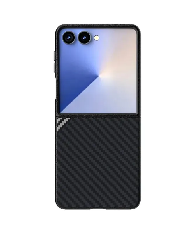 Coque Samsung Galaxy Z Flip 7 Fibre de Carbone MagSafe
