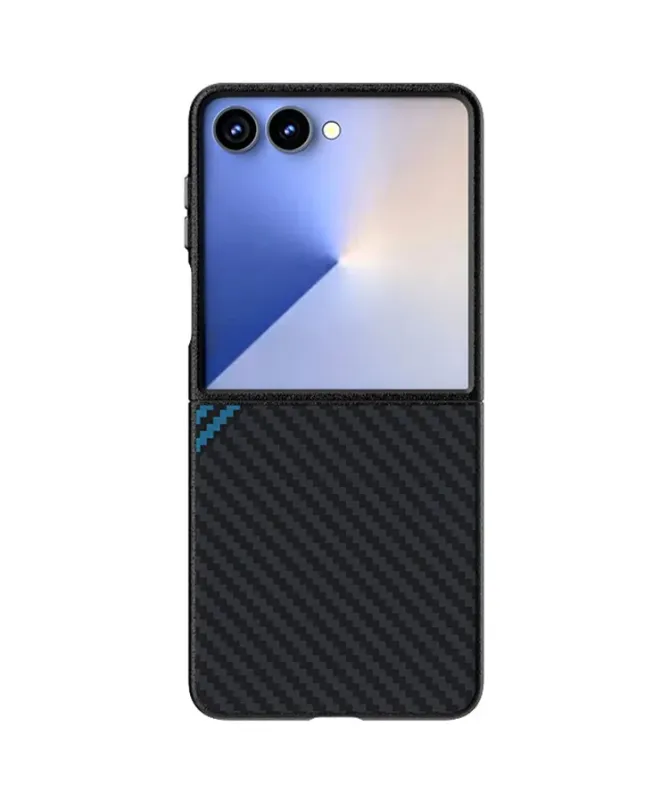 Coque Samsung Galaxy Z Flip 7 Fibre de Carbone MagSafe