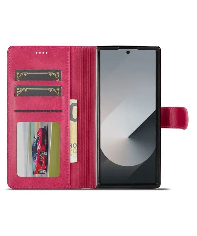 Housse Samsung Galaxy Z Fold 7 Effet Cuir LC.IMEEKE