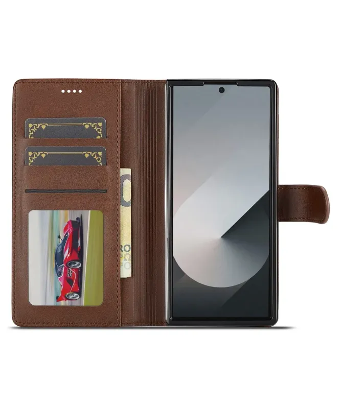 Housse Samsung Galaxy Z Fold 7 Effet Cuir LC.IMEEKE