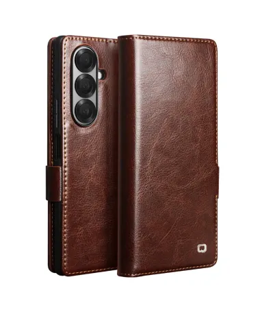 Housse Samsung Galaxy Z Fold 7 fait main en cuir véritable