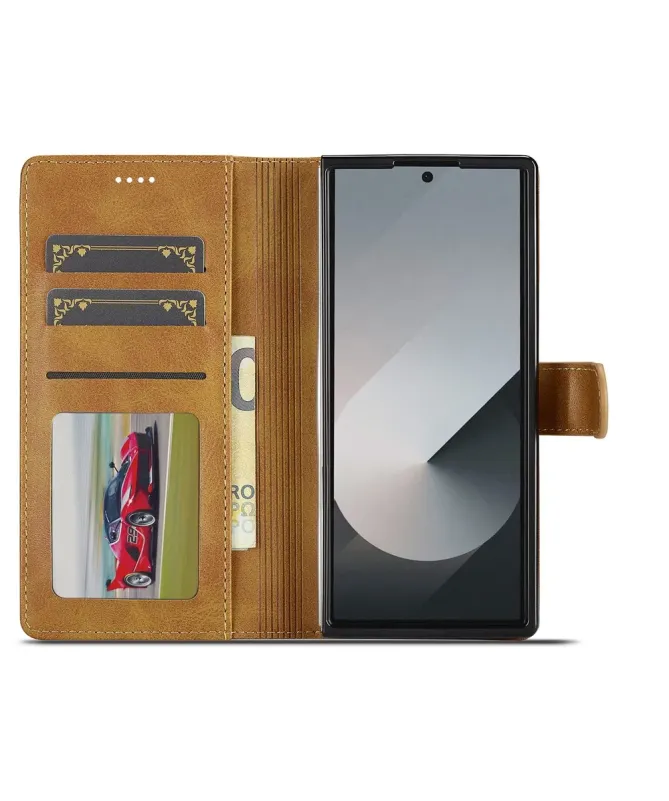 Housse Samsung Galaxy Z Fold 7 Effet Cuir LC.IMEEKE