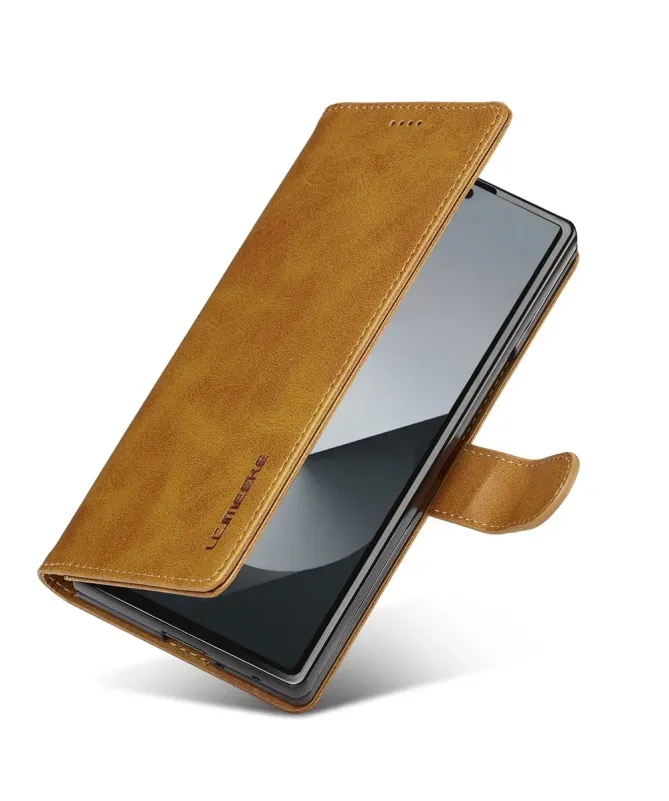 Housse Samsung Galaxy Z Fold 7 Effet Cuir LC.IMEEKE