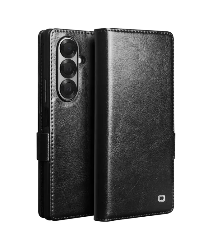 Housse Samsung Galaxy Z Fold 7 fait main en cuir véritable