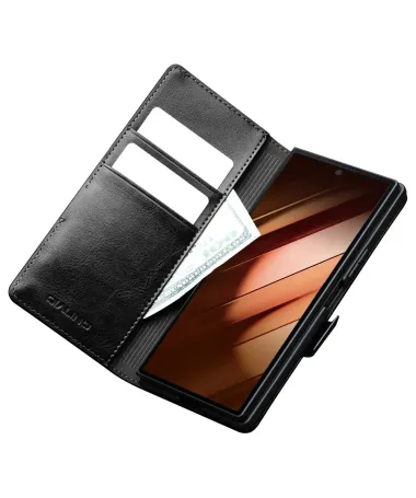 Housse Samsung Galaxy Z Fold 7 fait main en cuir véritable