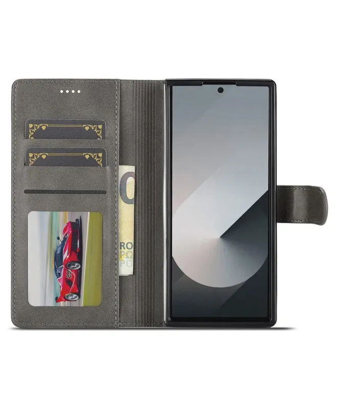 Housse Samsung Galaxy Z Fold 7 Effet Cuir LC.IMEEKE