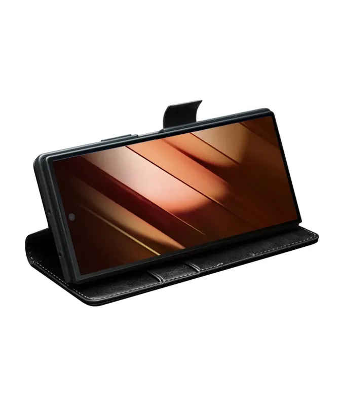 Housse Samsung Galaxy Z Fold 7 fait main en cuir véritable