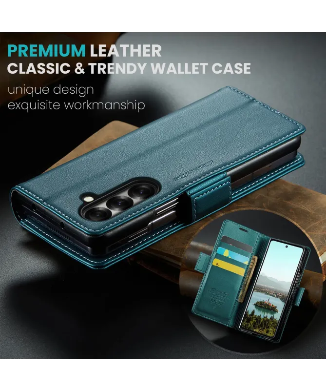 Étui Samsung Galaxy Z Fold 7 Effet Cuir RFID | CASEME